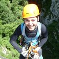 Descente de la passerelle d’Holzarte en rappel